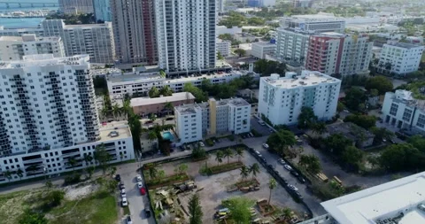 The Rooftops of Edgewater Stock Footage 149603159