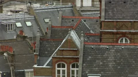 Rooftops of London Stock Footage 22152382