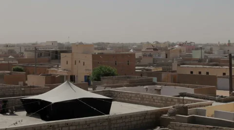 Rooftops - Nouakchott Village 스톡 동영상 68001852