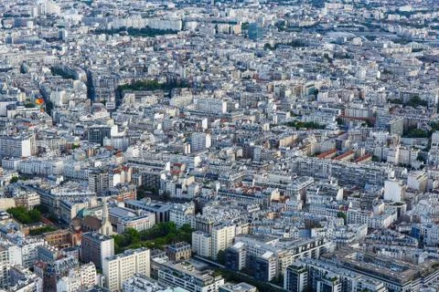 The rooftops of Paris Foto stock
