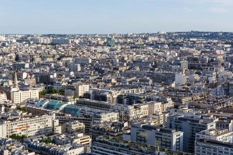 The rooftops of Paris Foto stock