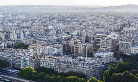 The rooftops of Paris Foto stock