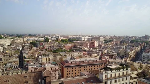 Rooftops of Rome. Flying low. DJI_0027-02 스톡 동영상 102503480
