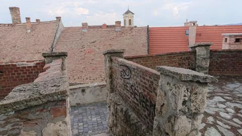 Rooftops in Szentendre Stock Photos