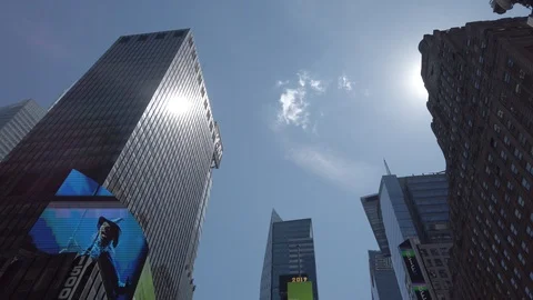 From the Rooftops to Times Square in NYC Stock Footage 111220147