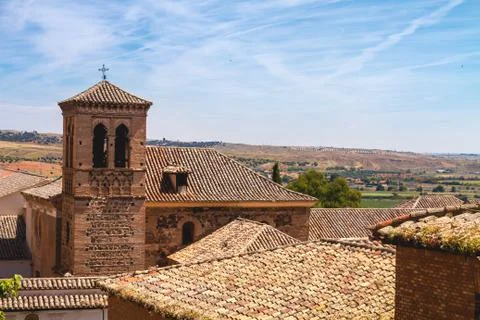 Rooftops of Toledo Spain Stock Photos