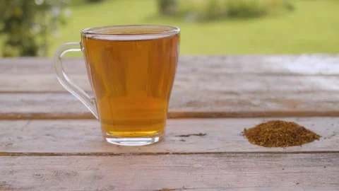 Rooibos tea and rooibos Stock Footage 137798733