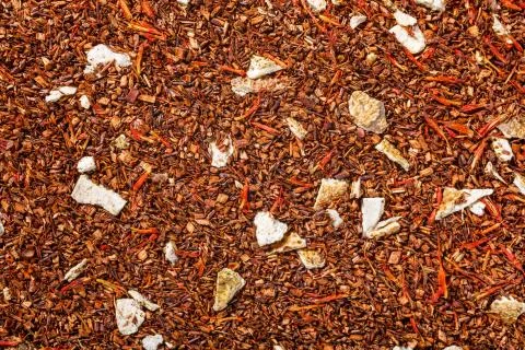 Rooibos tea background Stock-Fotos
