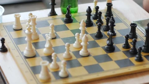 Rook Chess Move Stock Footage 156537954