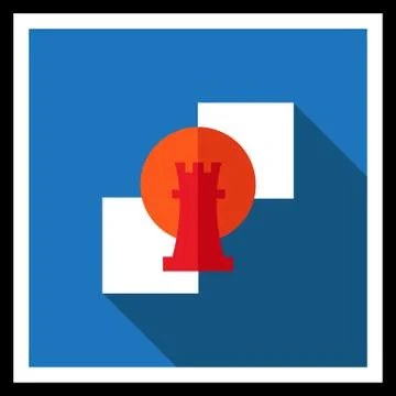 Rook icon Stock-Illustration