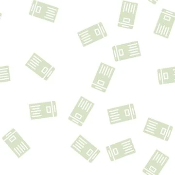 Room air cleaner glyph vector seamless pattern Illustrazione stock