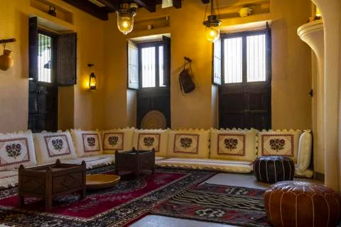 Room in Arabic style Stock Photos