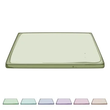 Room bath mat cartoon vector graphic イラスト素材