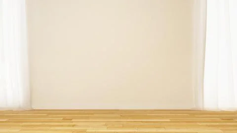 Room clean design for artwork - 3D Rendering Stock Illustration