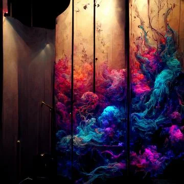 Room of Color Stock Illustration