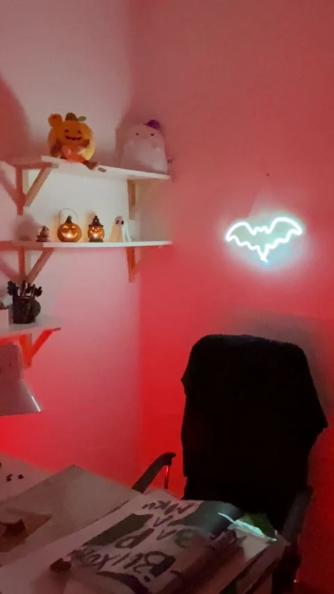 Room decorated for Halloween Stock Footage 224718408