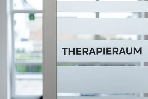 Room designed for therapy sessions located in a modern healthcare facility with Stock Photos