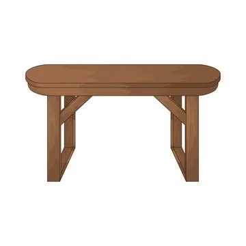 Room dining table illustration Stock Illustration