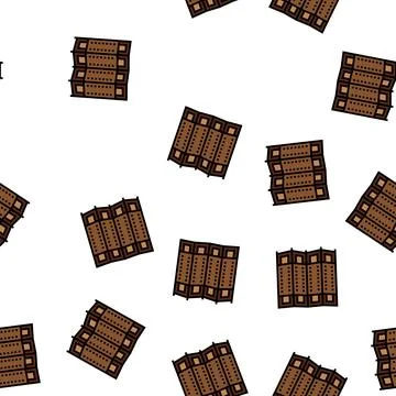 Room divider vector seamless pattern Stock Illustration