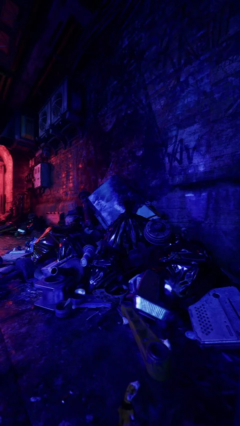Room Filled With Trash Stock Footage 285347890