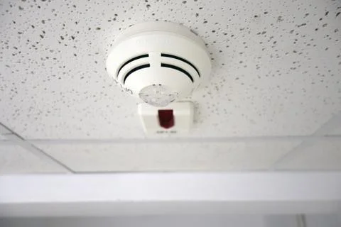 Room fire sensor Stock Photos