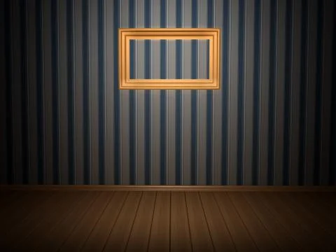 Room with frame Stock Illustration
