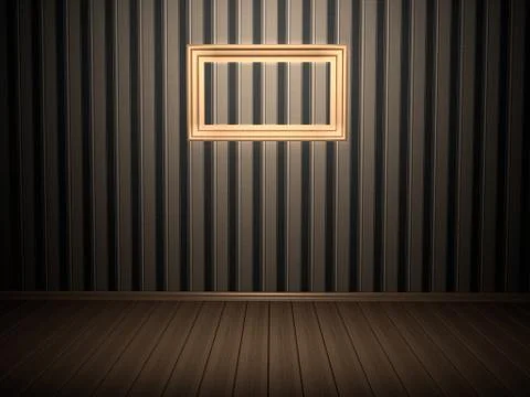 Room with frame Stock Illustration