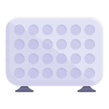 Room heater icon cartoon vector. Electric radiator Stock Illustration