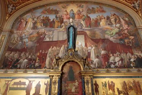Room of the Immaculate Conception Stock Photos