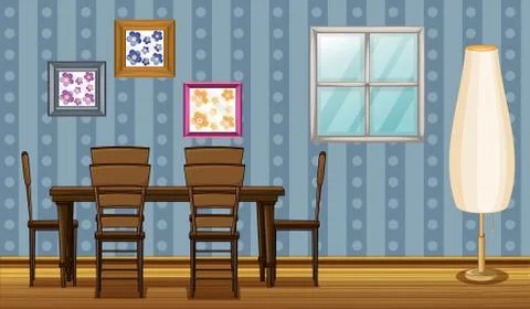 Room interior Stock Illustration