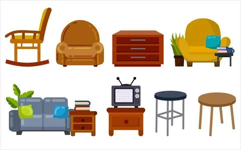 Room interior. Stock Illustration