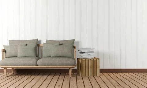 Room interior in minimalist style Stock Illustration