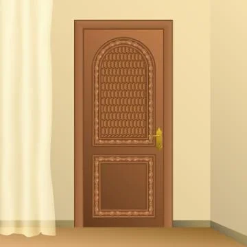 Room interior vector illustration Stock Illustration