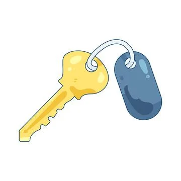 Room key Stock Illustration
