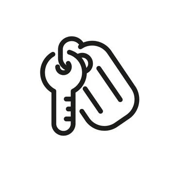 Room keys icon Stock Illustration