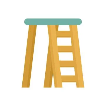 Room ladder icon flat isolated 스톡 일러스트