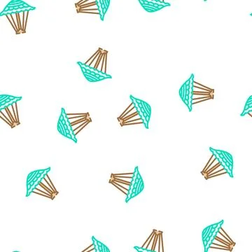 Room lamp ceiling vector seamless pattern Stock Illustration