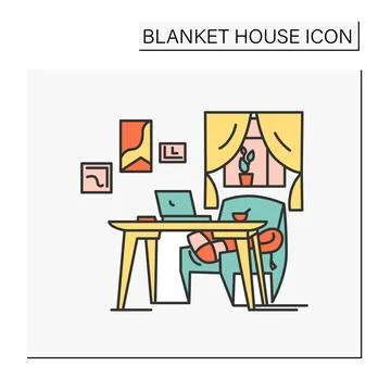 Room line icon Stock Illustration