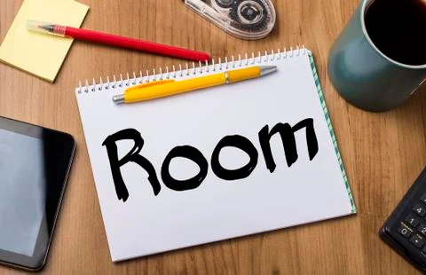 Room - Note Pad With Text Stock Photos