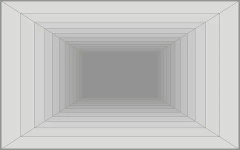 Room perspective grid background 3d Vector illustration. Futuristic digital.. Stockillustratie