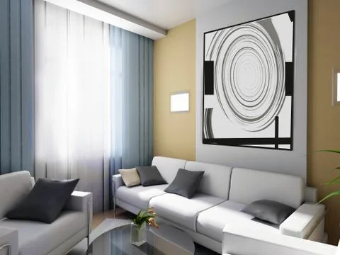 Room of rest of the director Stock Illustration