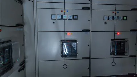 Room with rows of server hardware in data center timelapse hyperlapse 写真素材