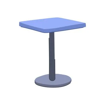 Room table dining cartoon vector illustration Illustrazione stock