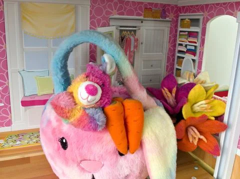 A room for tenderness, a moment for easter magic Stock Photos