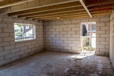 Room under construction Stock Photos