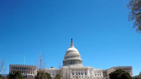 Room for upper third text in Washington, DC  Video stock 74342912