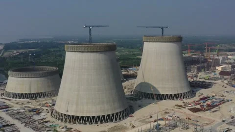 Rooppur Nuclear Power Plant Stock Footage 251753677