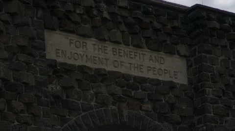 Roosevelt Arch Vídeos de archivo 8989186