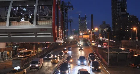 Roosevelt Island Tramway Stock Footage 88363874