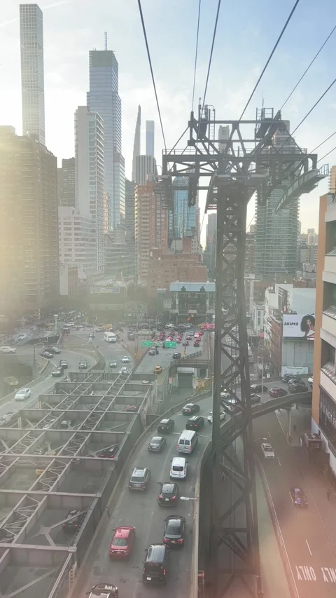 Roosevelt Island Tramway Stock Footage 245555805